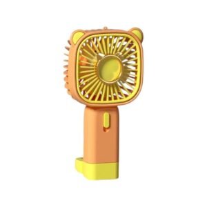 Mini Επαναφορτιζόμενος Ανεμιστήρας CS1362-4 σε πορτοκαλί χρώμα