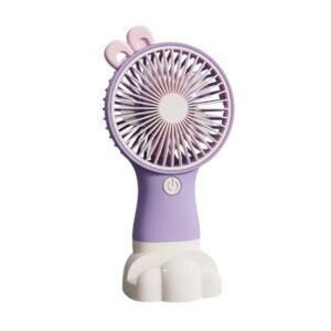 Επαναφορτιζόμενος μίνι ανεμιστήρας σε χρώμα Purple
