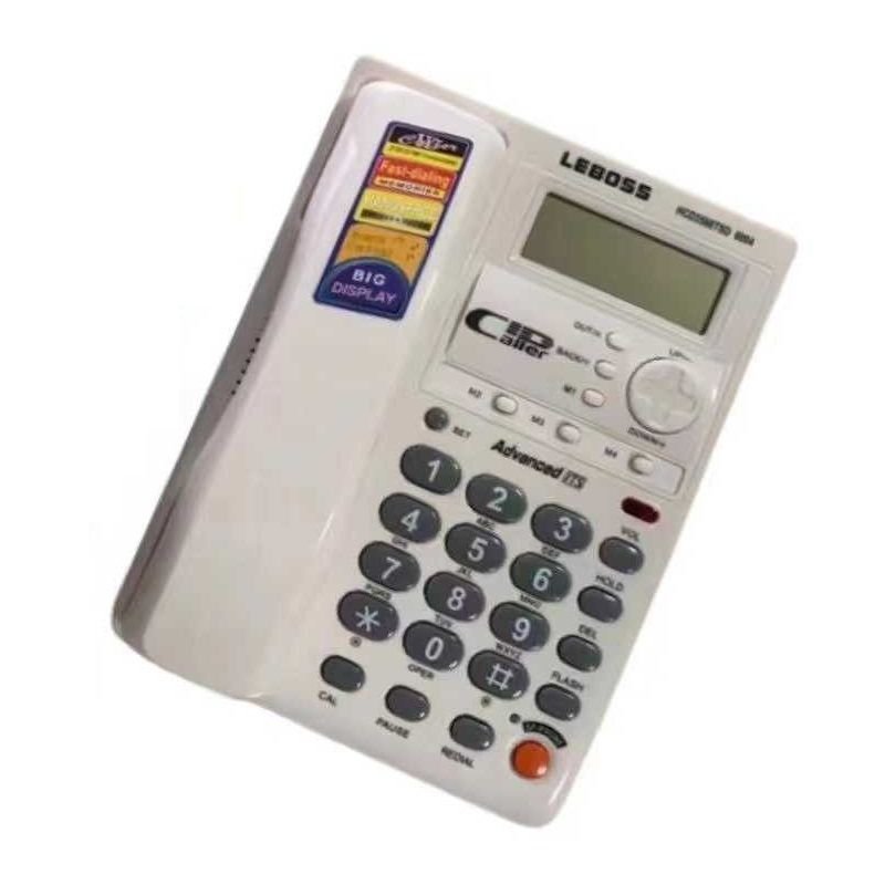 Ενσύρματο σταθερό τηλέφωνο 6004 σε λευκό χρώμα