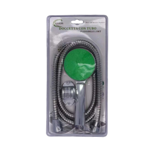 Τηλέφωνο ντους με σπιράλ σωλήνα 1.5m, ιδανικό για μπάνιο και ντουζιέρα.