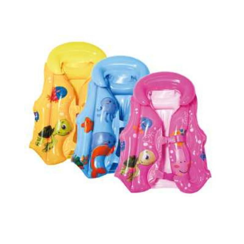 Παιδικό φουσκωτό σωσίβιο γιλέκο με σχέδια για ασφαλή κολύμβηση