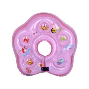 Βρεφικό φουσκωτό σωσίβιο λαιμού 40cm σε ροζ χρώμα