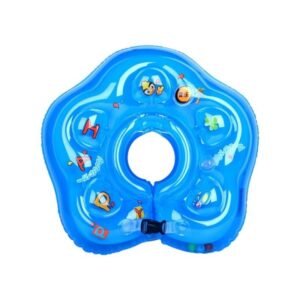 Βρεφικό φουσκωτό σωσίβιο λαιμού 40cm σε μπλε χρώμα