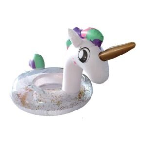 Παιδικό φουσκωτό σωσίβιο Unicorn 80cm με glitter