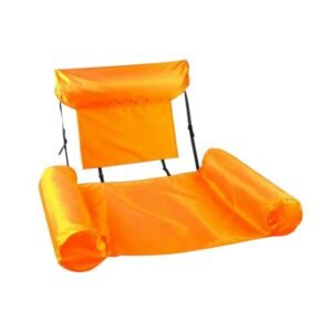 Φουσκωτή πολυθρόνα θαλάσσης SL-D098 σε πορτοκαλί χρώμα