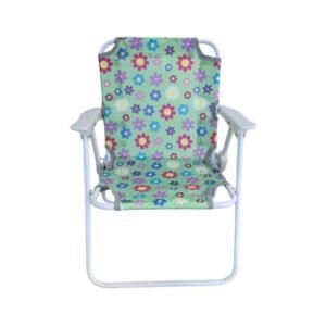 Παιδική πτυσσόμενη καρέκλα camping σε σχέδιο λουλουδιών