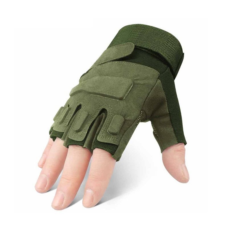 Επιχειρησιακά γάντια S02 σε πράσινο χρώμα με ενίσχυση.