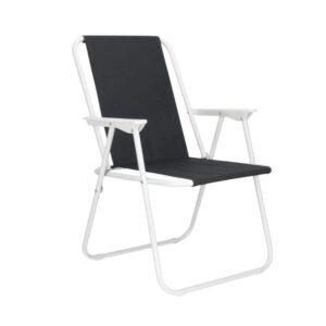 Πτυσσόμενη καρέκλα camping 1215TSL σε μαύρο χρώμα