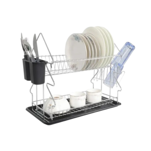 Πιατοθήκη αποστράγγισης διώροφη WL-2606 από inox