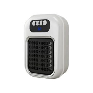 Ηλεκτρικό αερόθερμο πρίζας λευκό με τηλεχειριστήριο