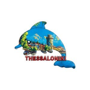 Χειροποίητο πολυεστερικό τουριστικό μαγνητάκι souvenir από τη Θεσσαλονίκη