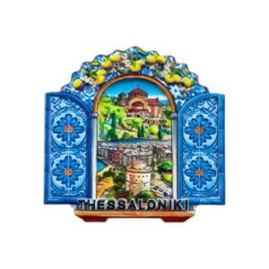 Χειροποίητο τουριστικό μαγνητάκι souvenir από τη Θεσσαλονίκη