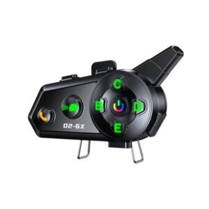 Ασύρματη ενδοεπικοινωνία κράνους μοτοσυκλέτας D2-6X με Bluetooth.