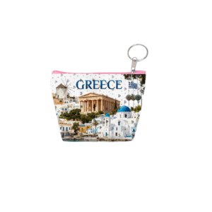 Πορτοφόλι Μπρελόκ Souvenir Mini PVC Greece