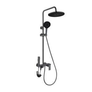 Στήλη ντουζιέρας με μπαταρία HT8802 σε γκρι-ανθρακί χρώμα.