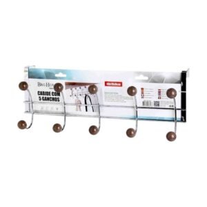 Μεταλλική κρεμάστρα πόρτας 5 θέσεων