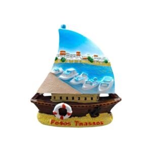 Tουριστικό μαγνητάκι Souvenir - Σετ 12pcs - Thassos - 678413