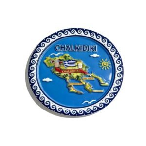 Τουριστικό μαγνητάκι Souvenir - Σετ 12pcs - Chalkidiki - 678577