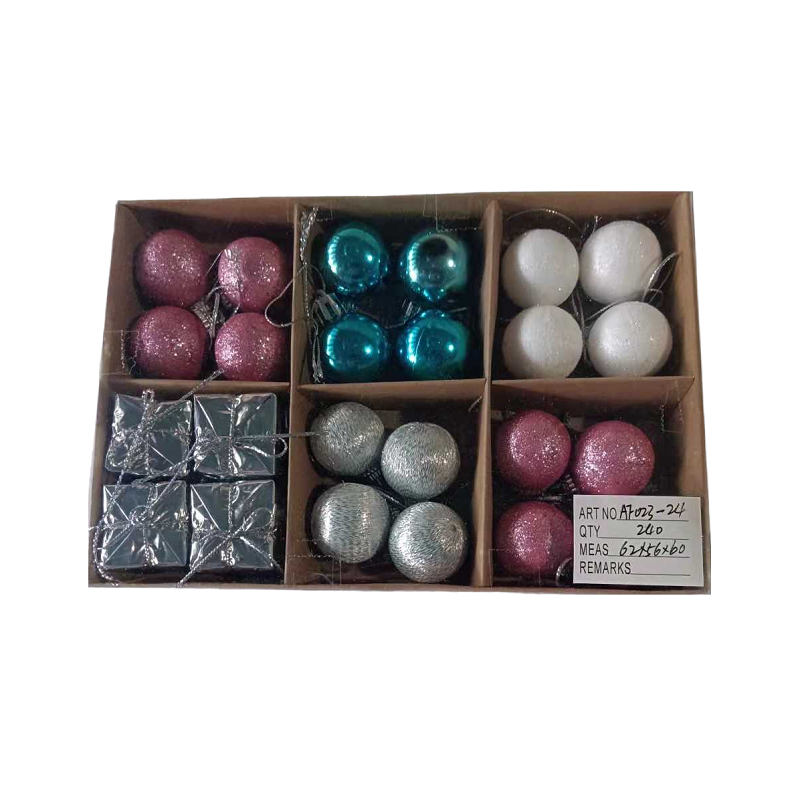 Σετ Χριστουγεννιάτικα στολίδια 3cm 24pcs