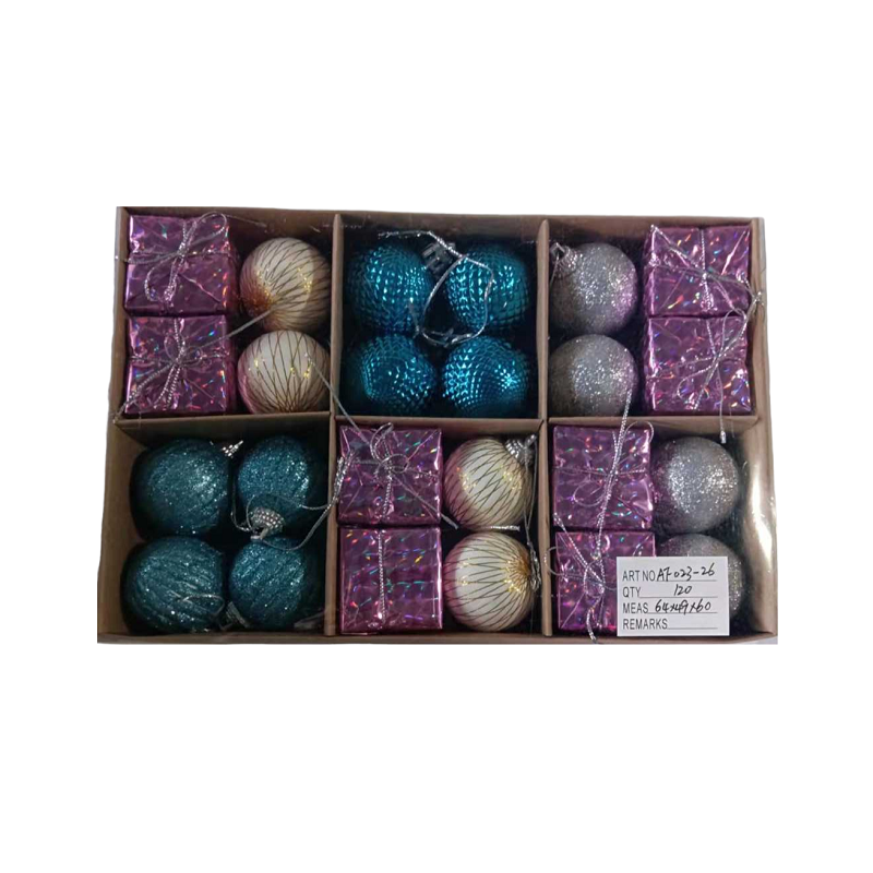 Σετ Χριστουγεννιάτικα στολίδια 4cm 24pcs