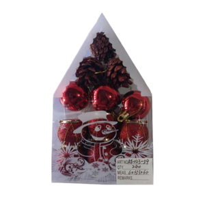 Σετ Χριστουγεννιάτικα στολίδια 4cm 12pcs