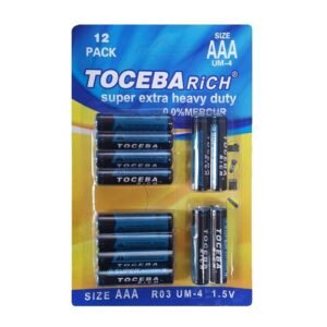 Μπαταρίες ΑΑΑ - UM-4 - 1.5V - 12pcs