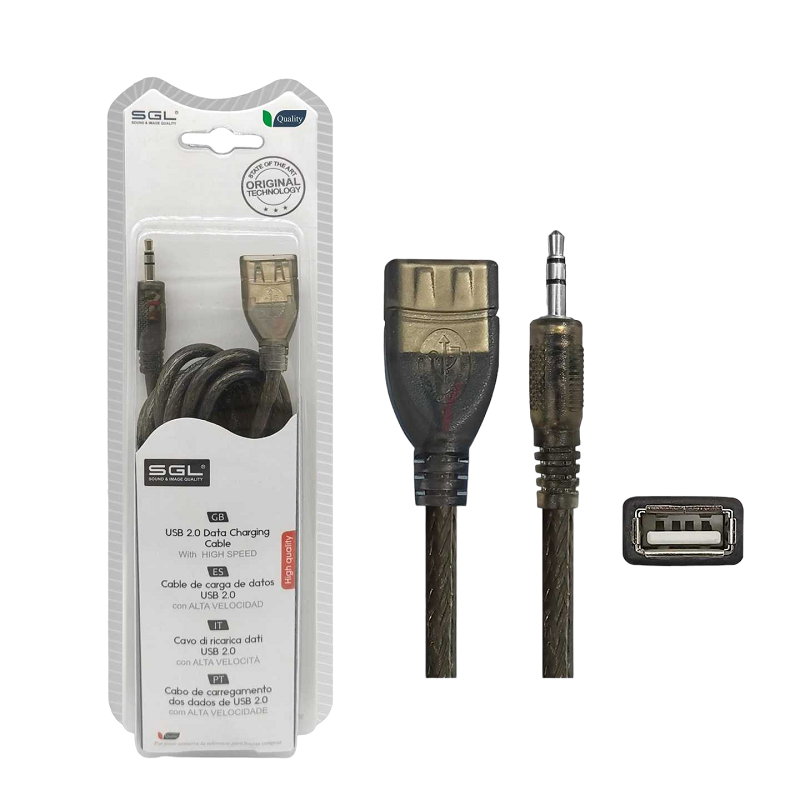 Αντάπτορας καλώδιο - USB A female/Jack 3.5mm male
