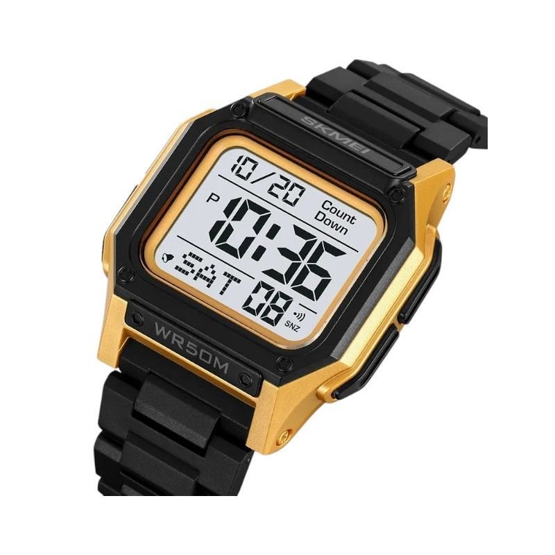 Ψηφιακό ρολόι χειρός Skmei 2264 Gold/White