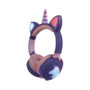 Ασύρματα ακουστικά Unicorn Headphones ME17 Purple