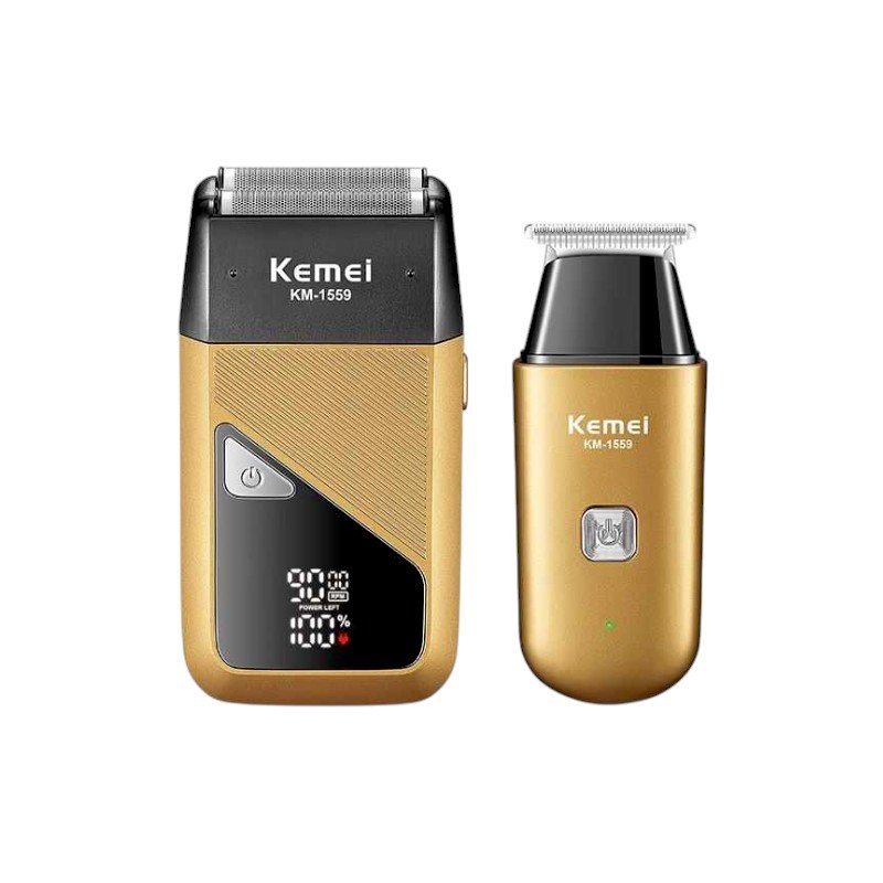 Σετ ξυριστική μηχανή & Trimmer - 2in1 - Kemei