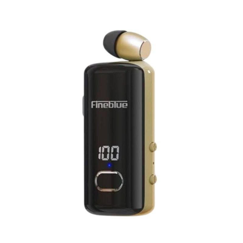 Ασύρματο ακουστικό Bluetooth F580 Fineblue Gold